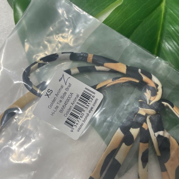 NWT Bound by Bond Eye [ XS‎ ] Animal Bandeau Top + Cheeky Bikini Bottom - Picture 11 of 12